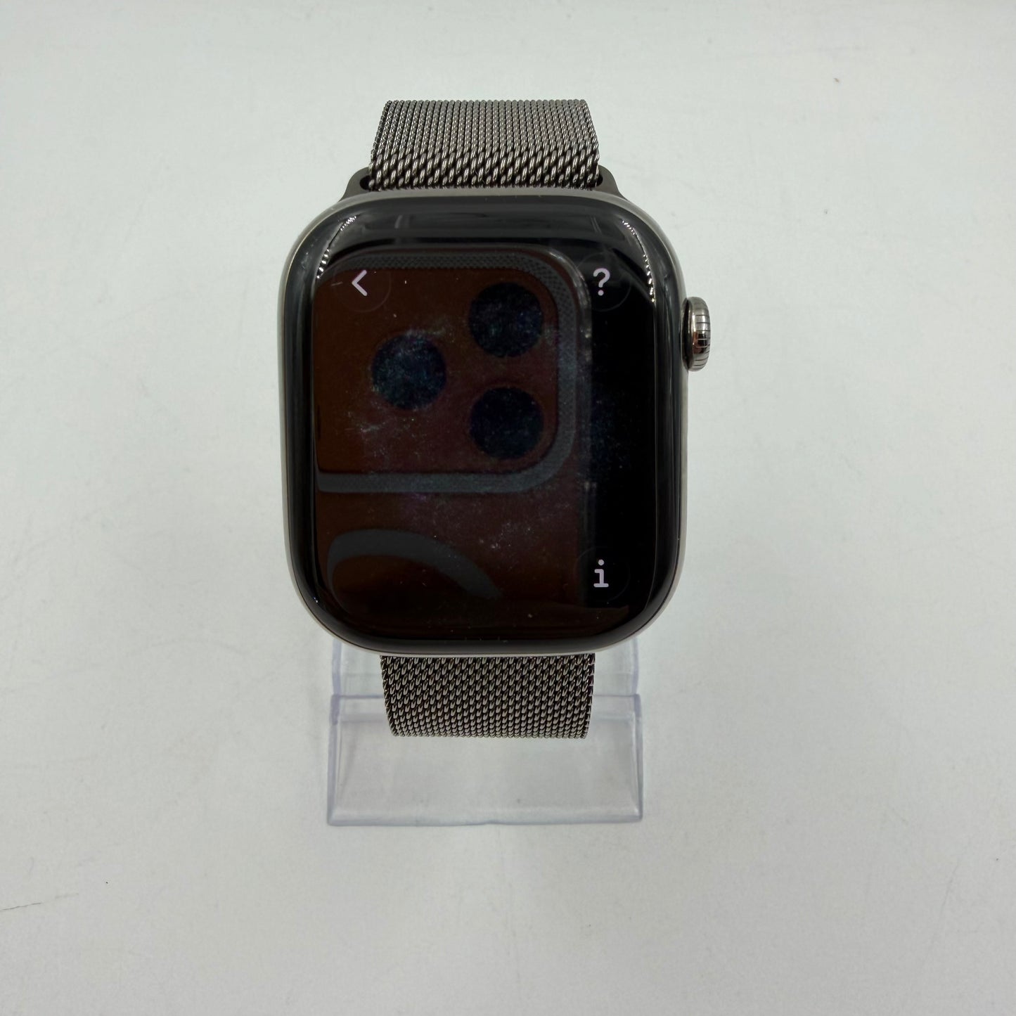 Unlocked Apple Watch Series 10 46MM Silver Milanese Loop