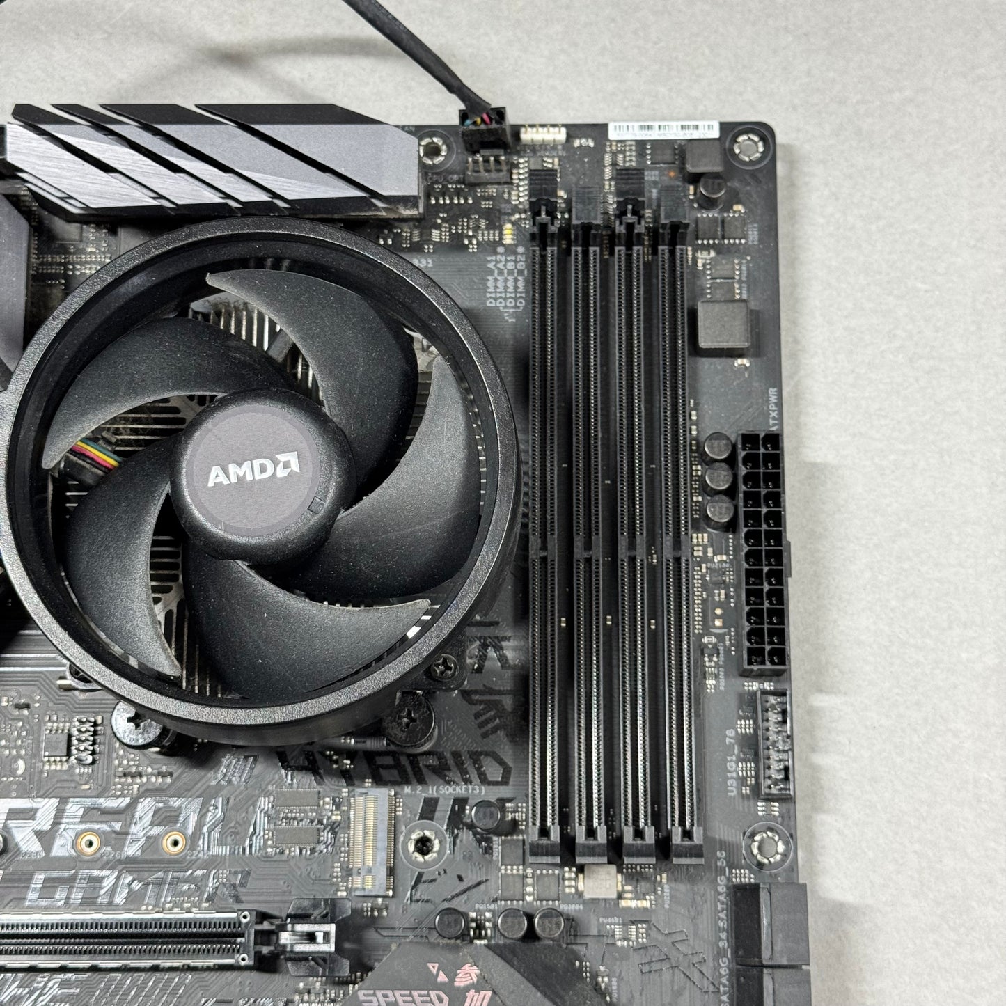 ASUS ROG STRIX B450-F Motherboard CPU GPU Combo AM4 ATX