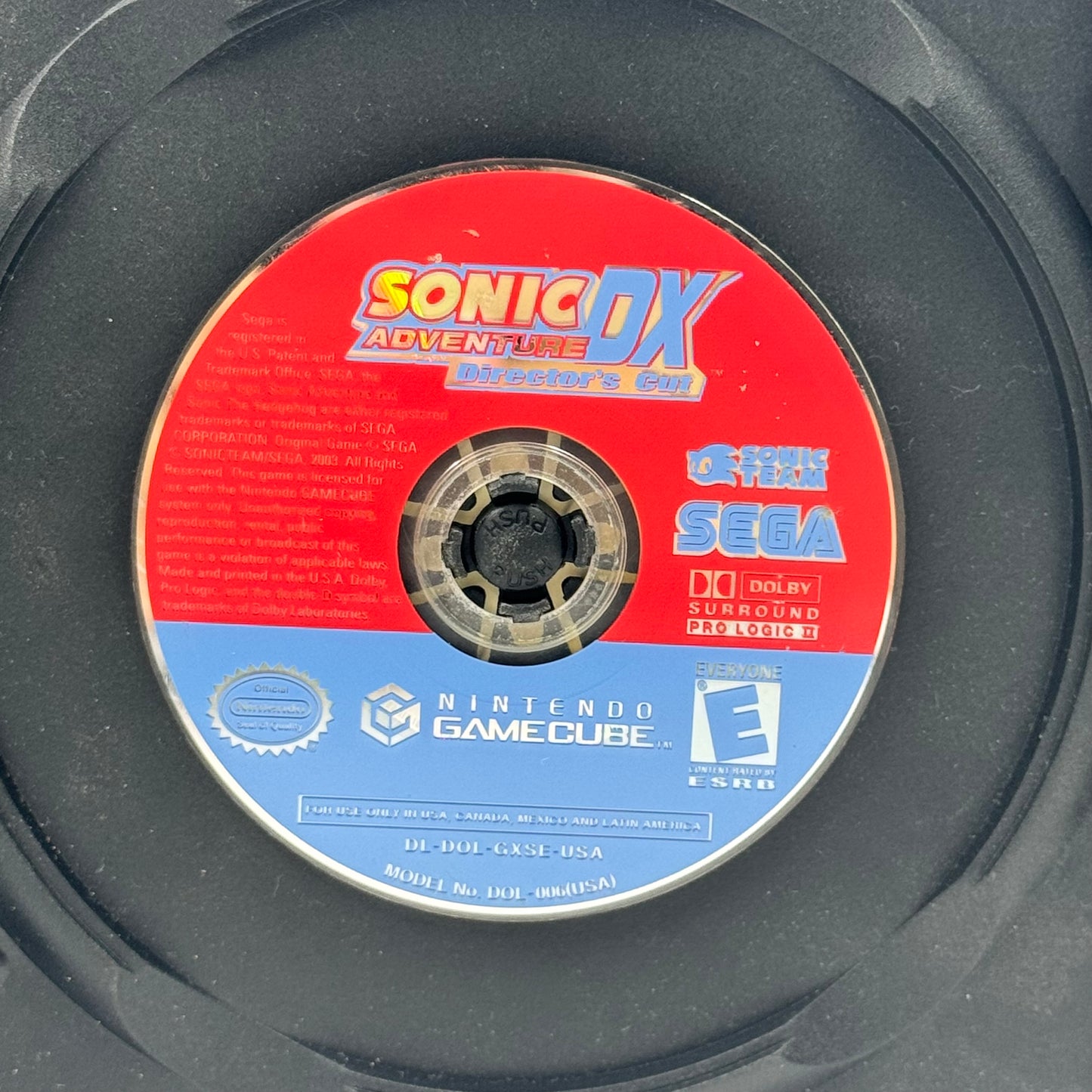 Sonic Adventure DX: Director's Cut (Nintendo GameCube, 2003)