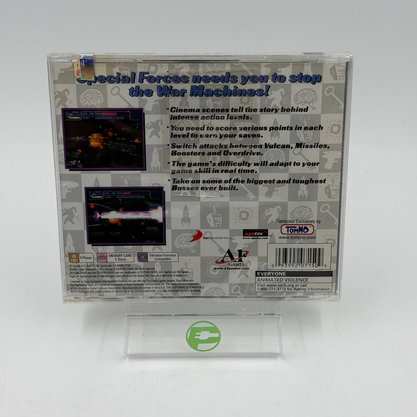 New Shooter Space Shot (Sony PlayStation 1 PS1, 2000)