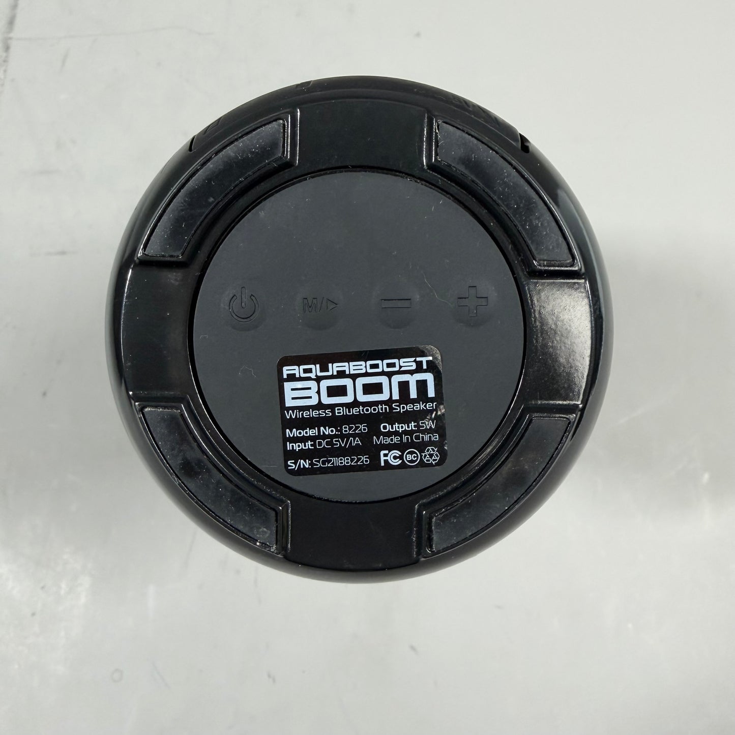 AquaBoost Tzumi Bluetooth Speaker Black 8226