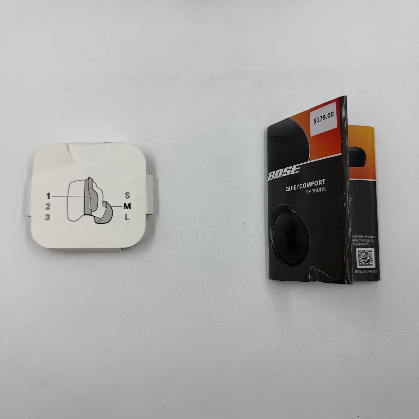 Bose QuietComfort Earbuds In-Ear Noise Cancelling Bluetooth Earbuds Black