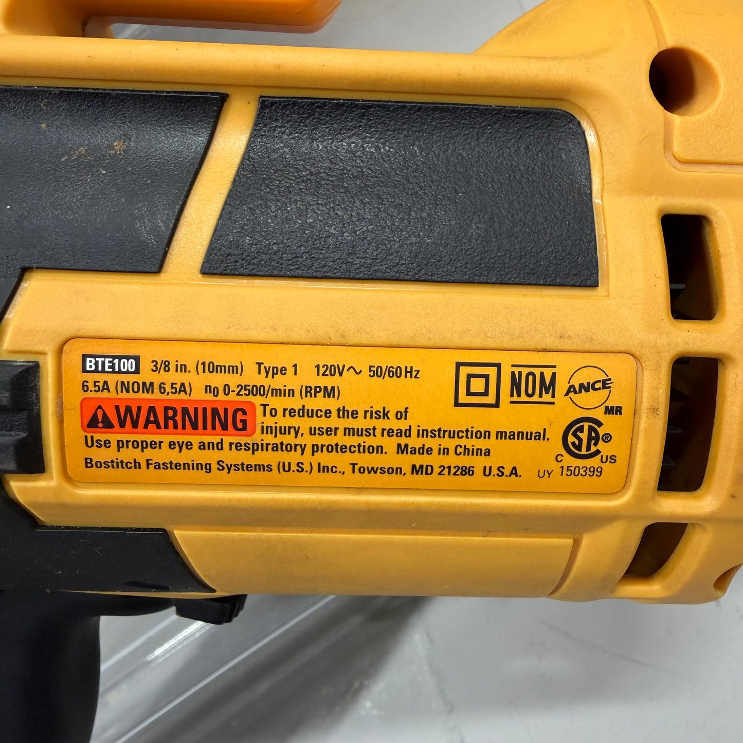 Bostitch BTE100 120V Corded 3/8 Drill