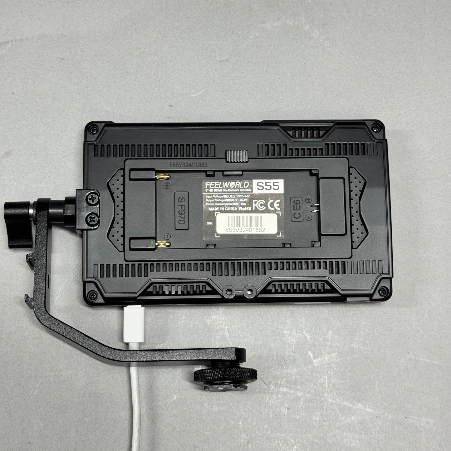 FeelWorld S55 4K HDMI On-Camera Monitor SF970