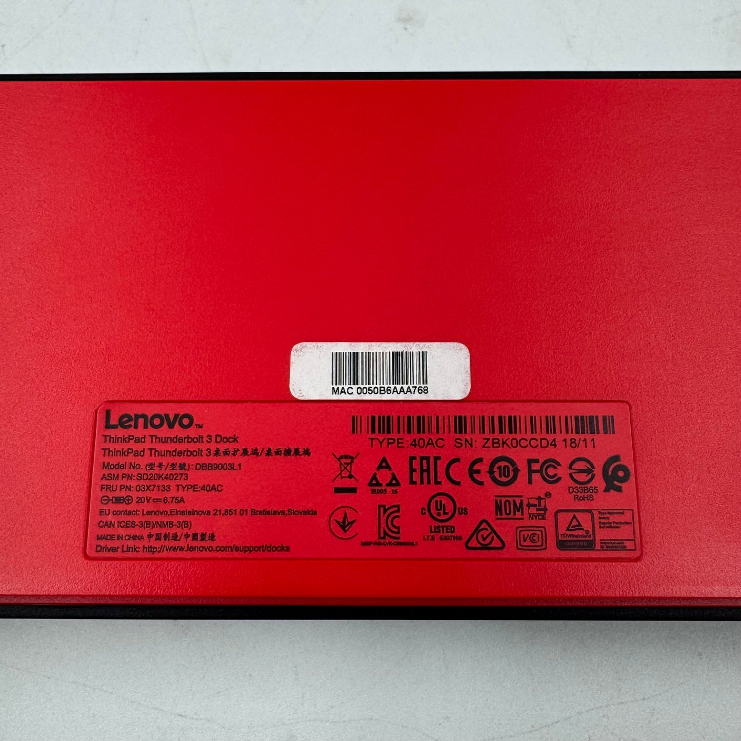 Lenovo Thunderbolt 4 Dock DK2131 Desktop Workstation