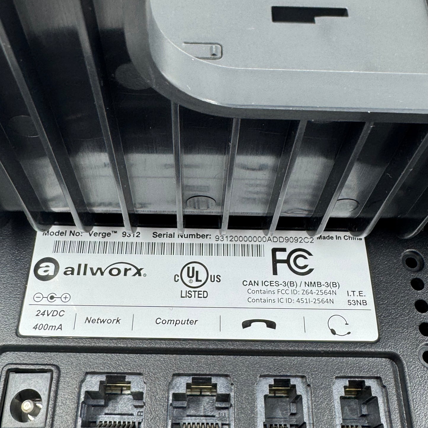 Allworx Verge 9312 Wired IP Phone