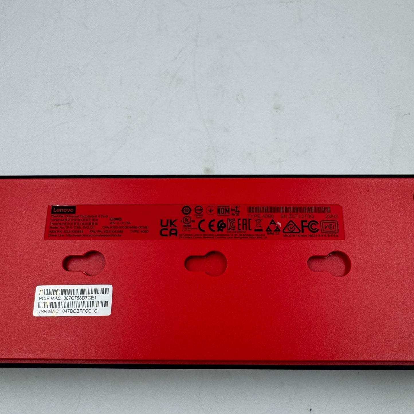 Lenovo Thunderbolt 4 Dock DK2131 Desktop Workstation