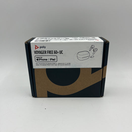 New Poly Voyager Free 60+ UC Wireless Bluetooth Earbuds Black F60T