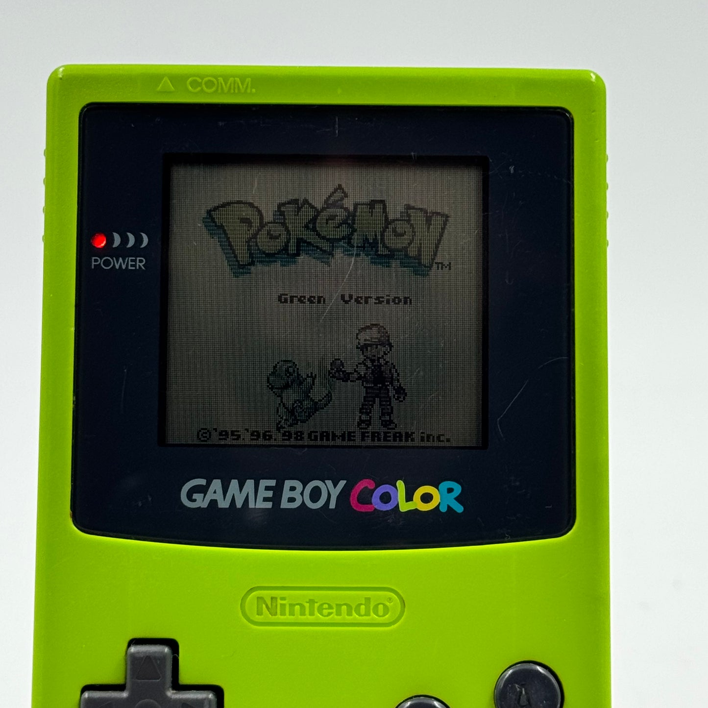 Nintendo Game Boy Color Handheld Game Console CGB-001 Kiwi