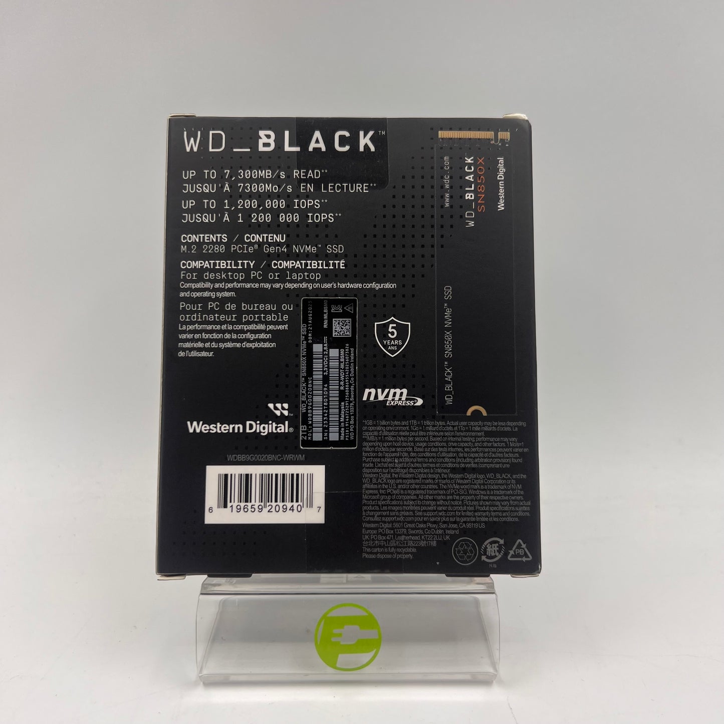 New Western Digital WD_BLACK Wired SN850X