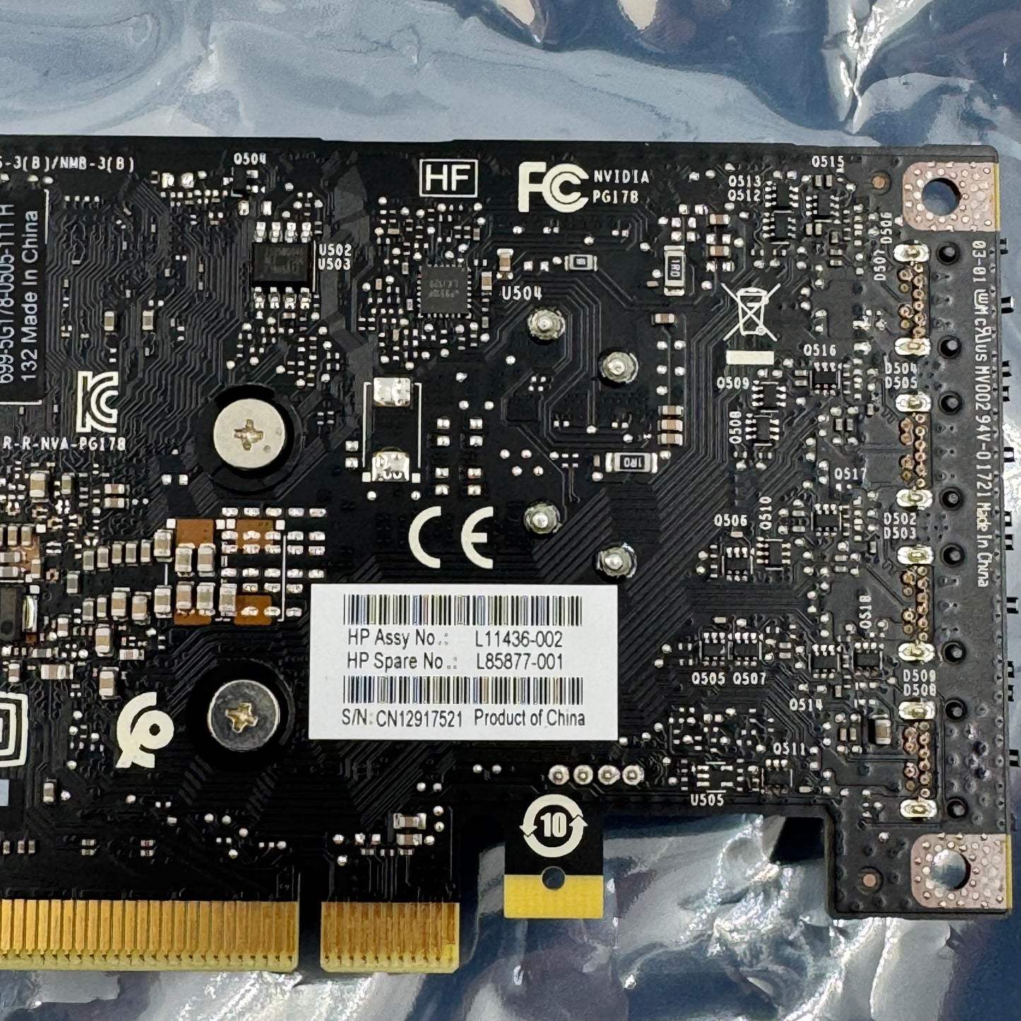 NVIDIA QUADRO P620 2GB GDDR5 4x Mini DisplayPort Video Graphics Card