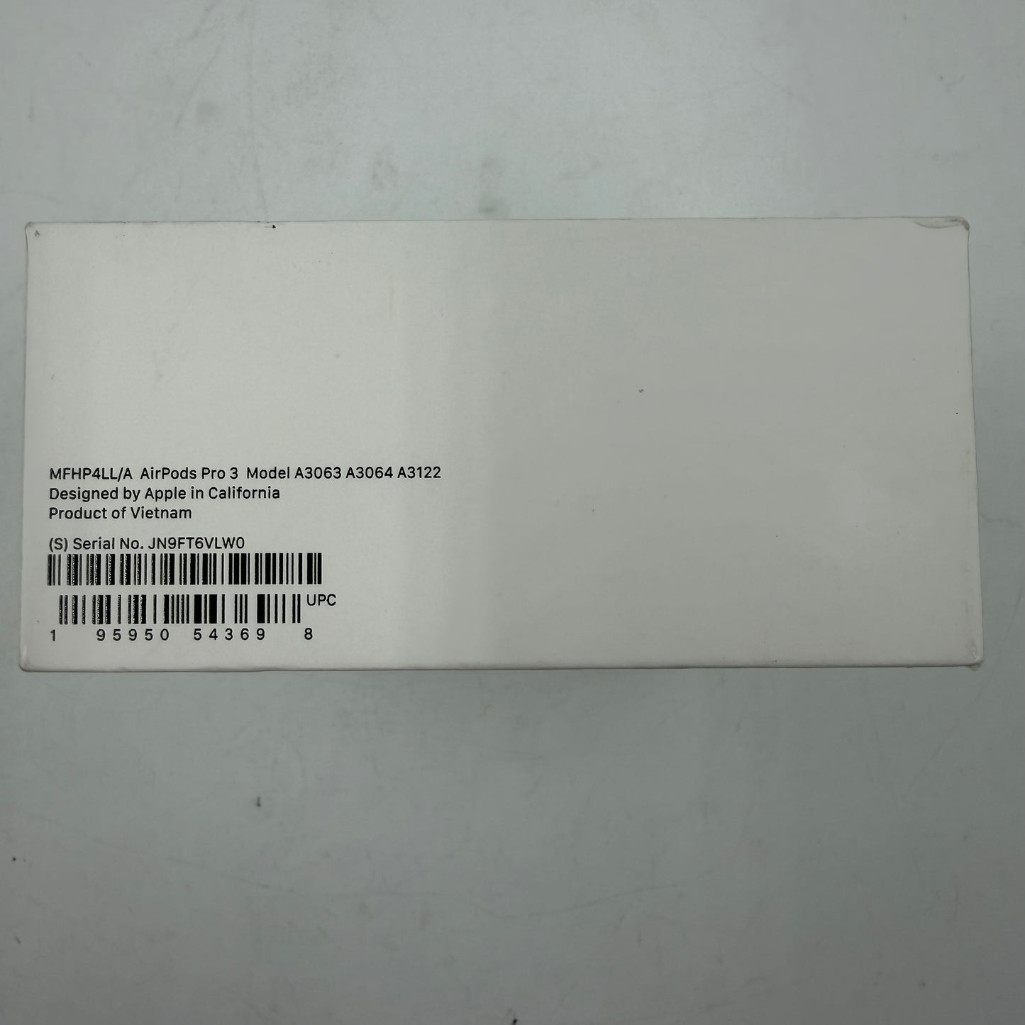 New Apple AirPods Pro 3rd Gen with MagSafe Charging Case A3122 A3064 A3063