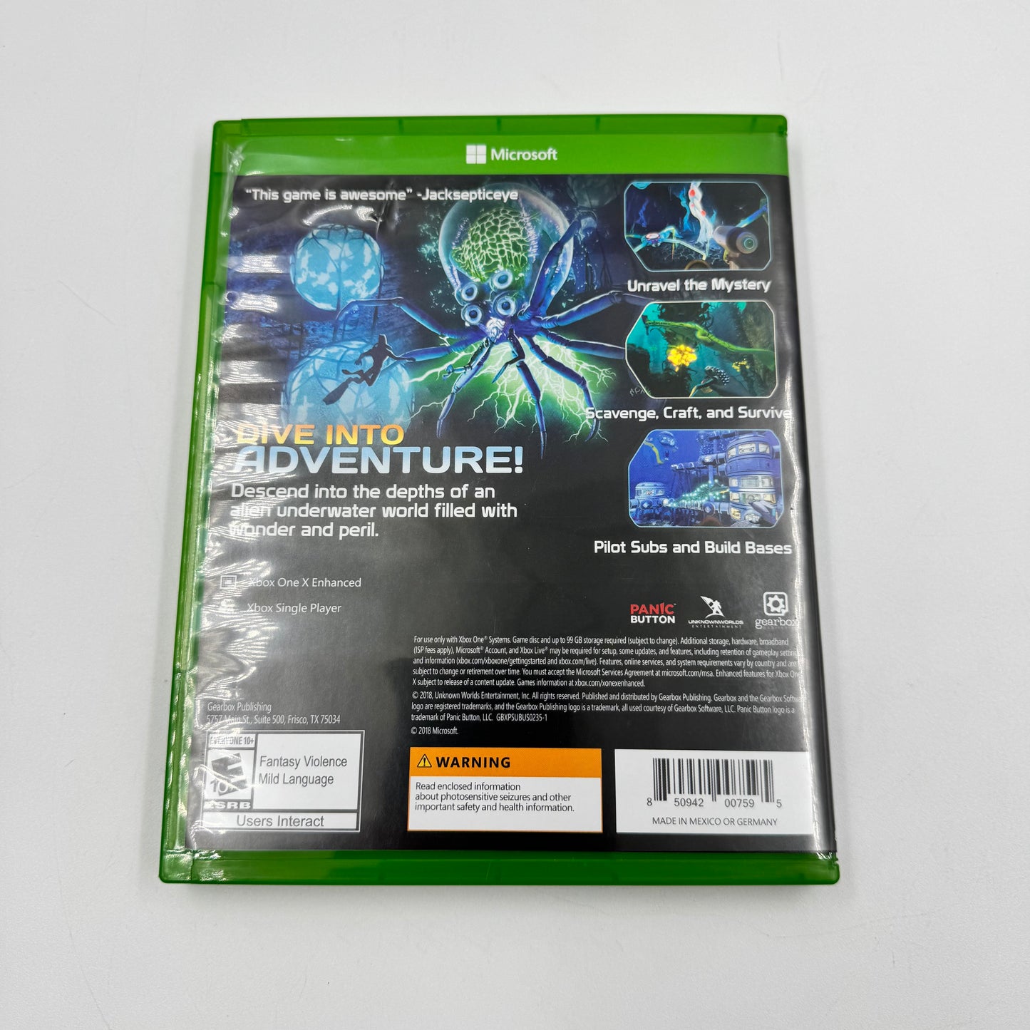 Lot of 3 Microsoft Xbox One Games