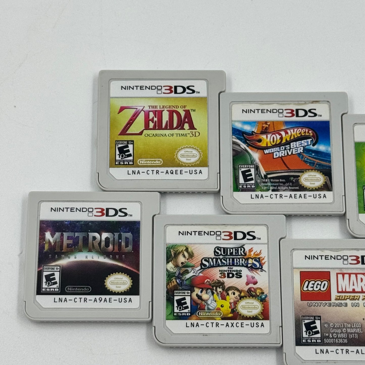 Lot of 7 Nintendo 3DS Games