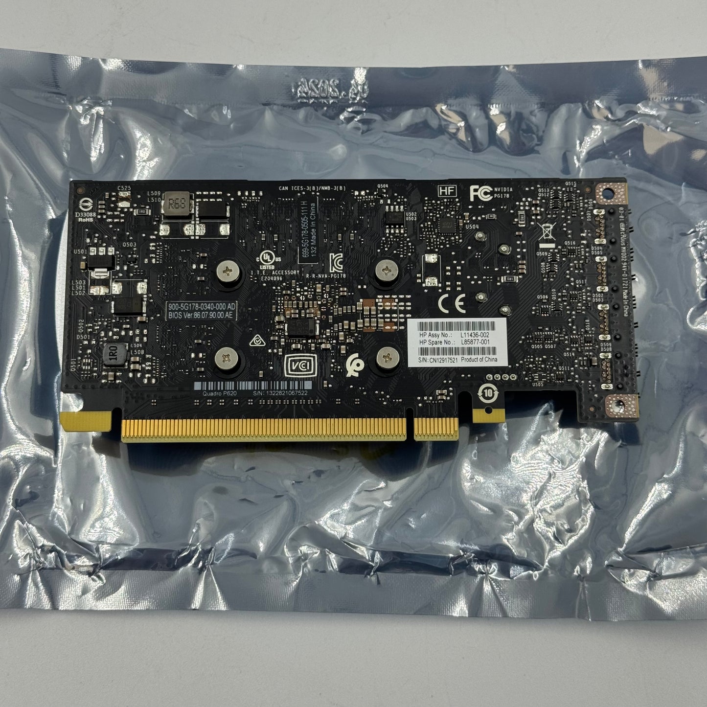 NVIDIA QUADRO P620 2GB GDDR5 4x Mini DisplayPort Video Graphics Card