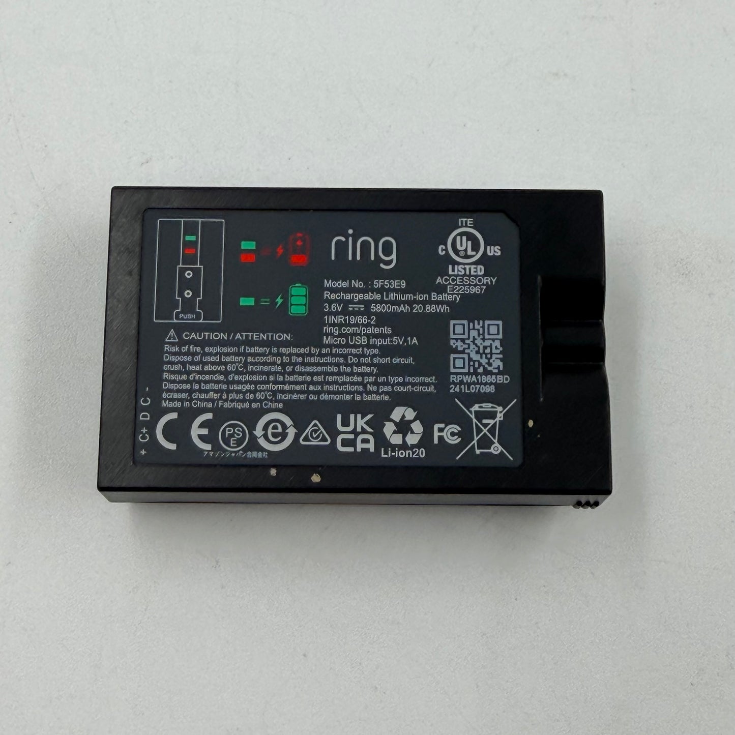 Ring Doorbell Plus Doorbell Intercom 5F77R9
