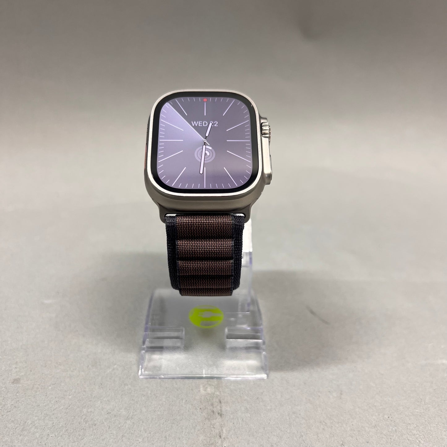 Unlocked Apple Watch Ultra 2 49MM Silver Titanium Beige Nylon Band MRET3LW/A