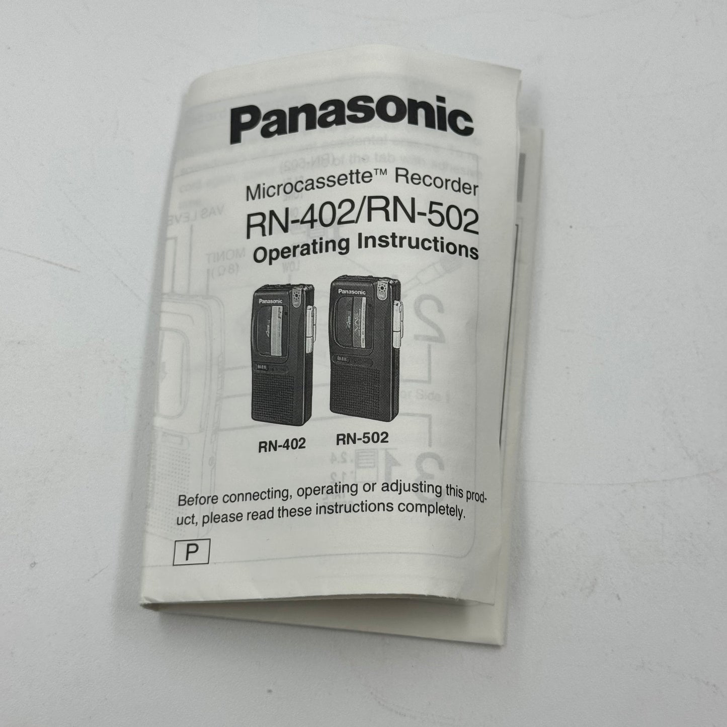 Panasonic Microcassette Recorder RN-502