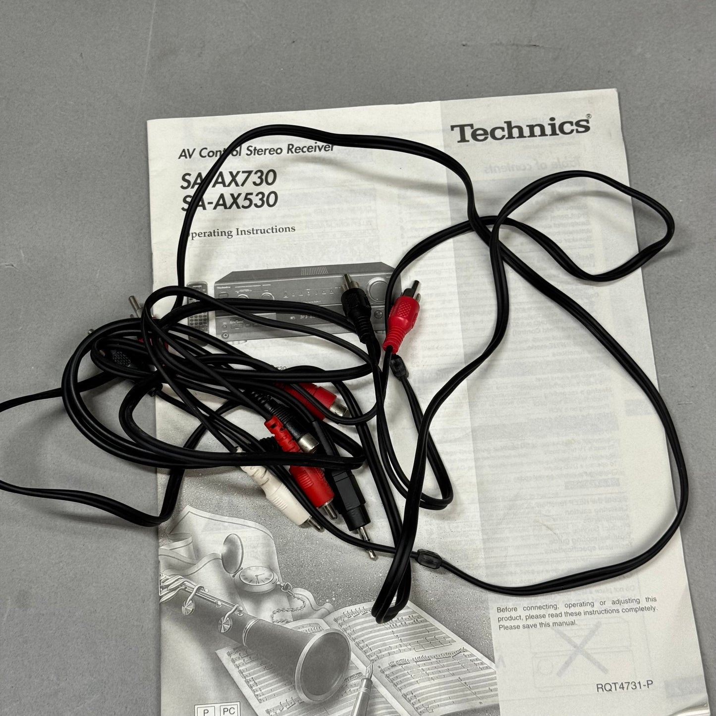 Technics SA-AX530 AV Control Stereo Receiver