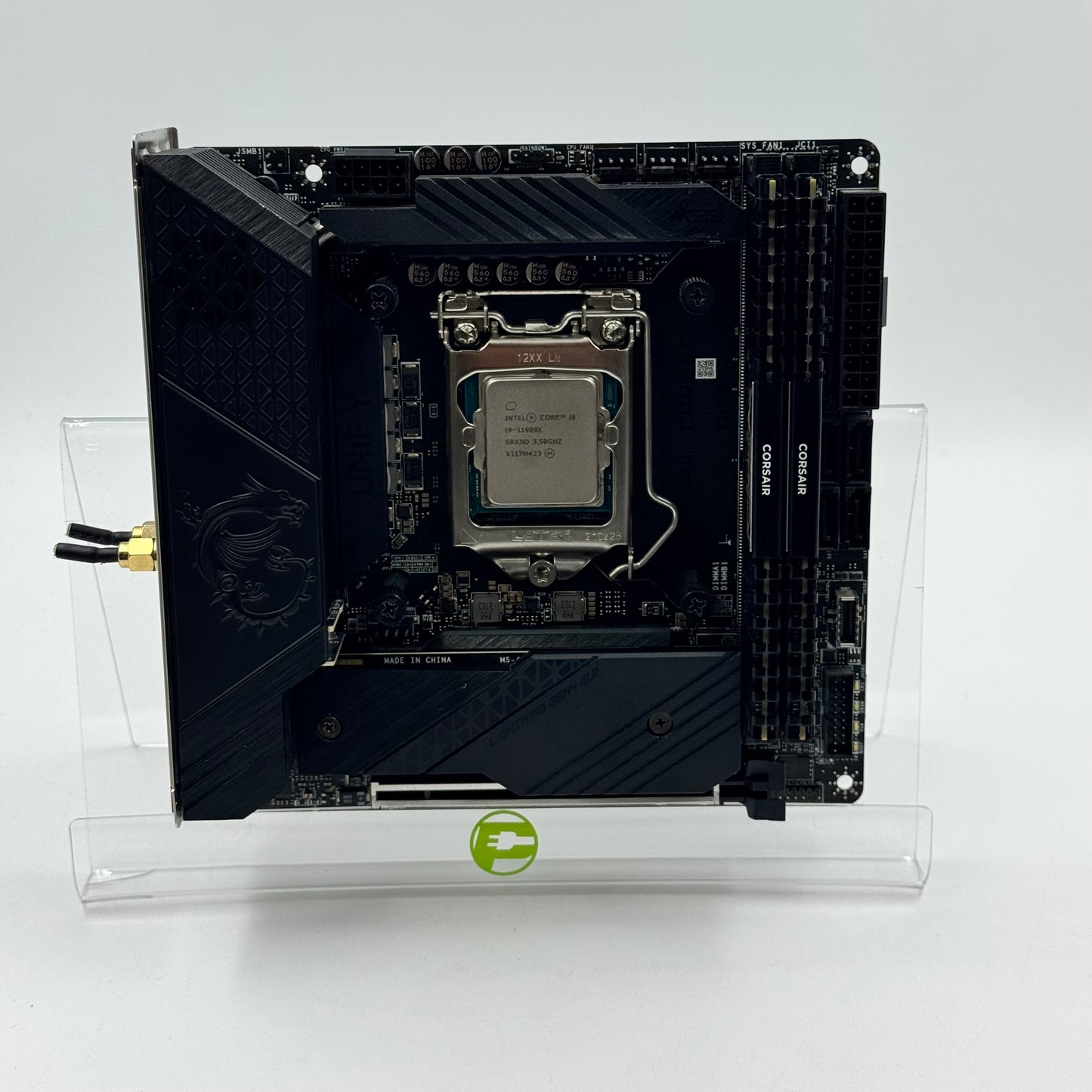 Motherboard CPU Combo MSI MEG Z590I UNIFY Intel i9-11900K 32GB RAM 1TB SSD