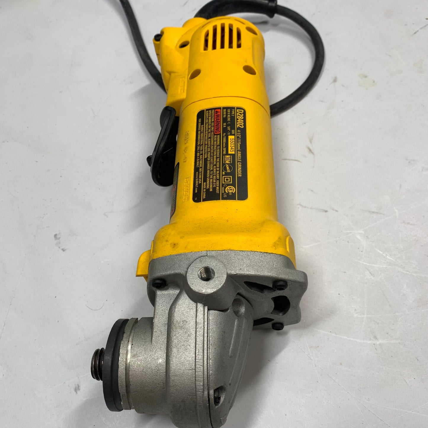 DeWalt d2840 120V 4-1/2 in. (115mm) Small Angle Grinder