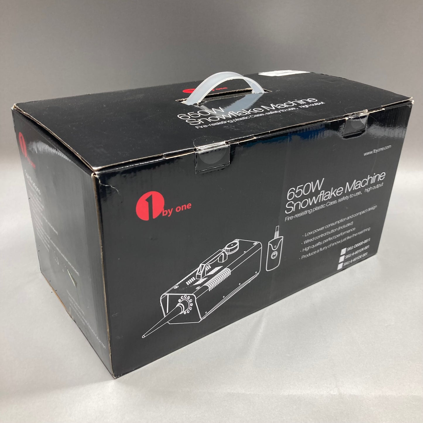 New 1 By One 650W Snowflake Machine