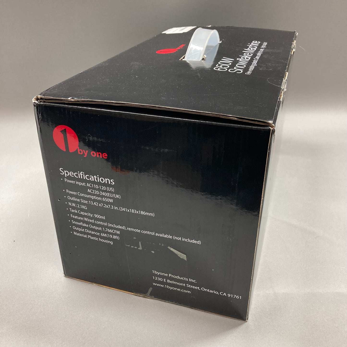 New 1 By One 650W Snowflake Machine