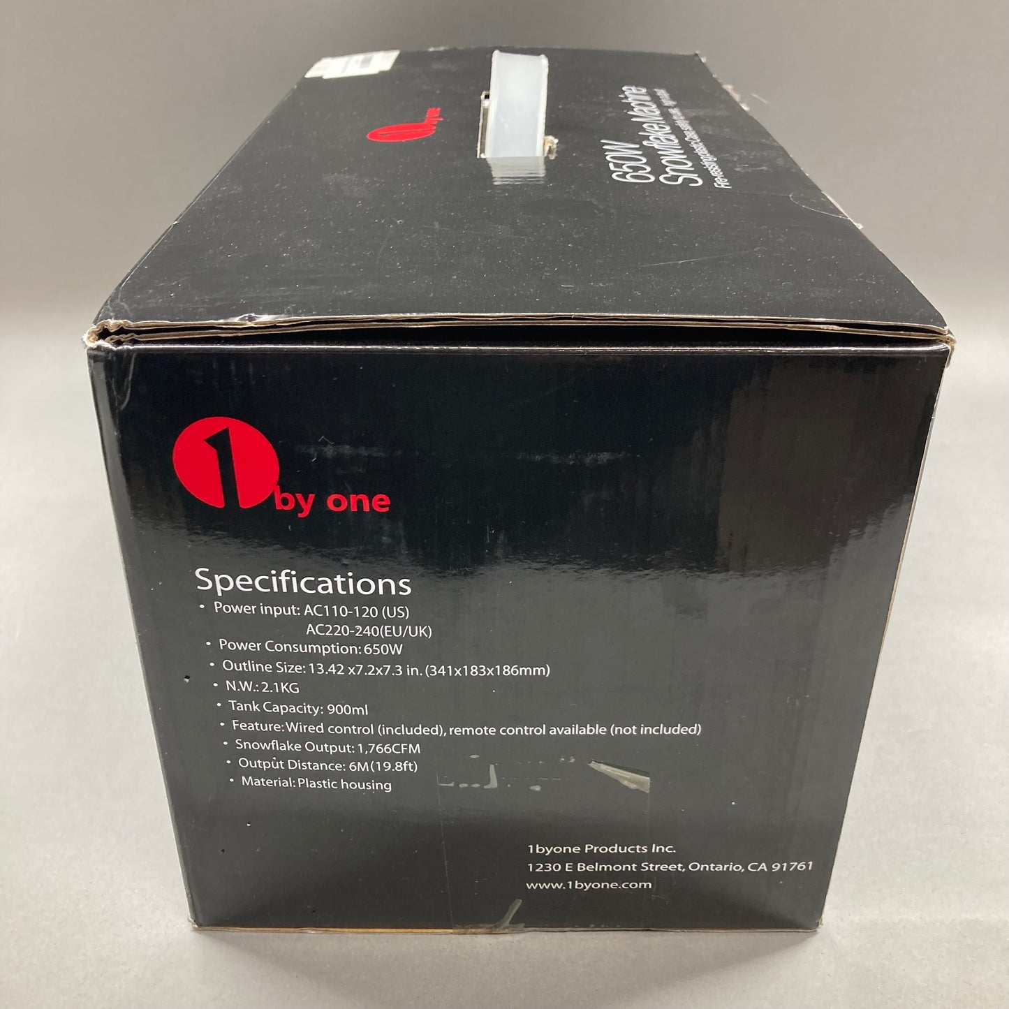 New 1 By One 650W Snowflake Machine