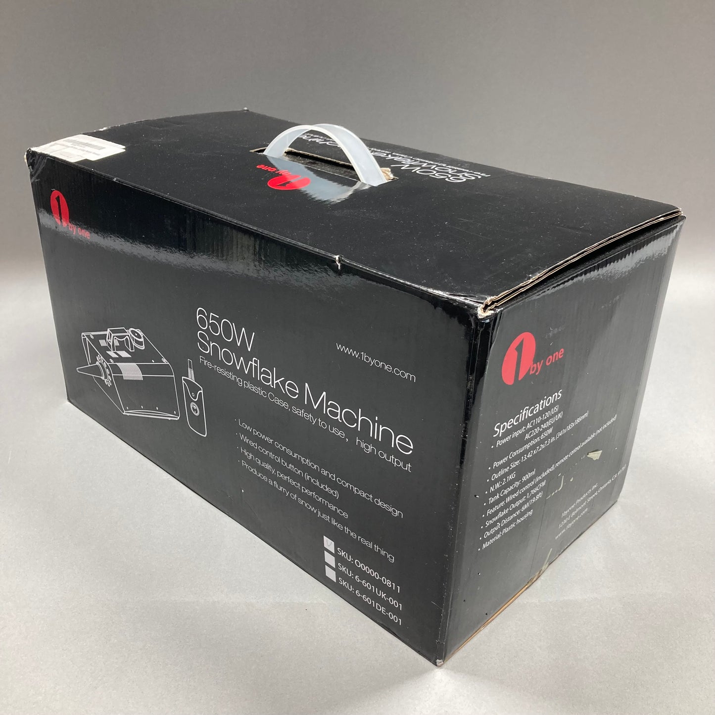 New 1 By One 650W Snowflake Machine