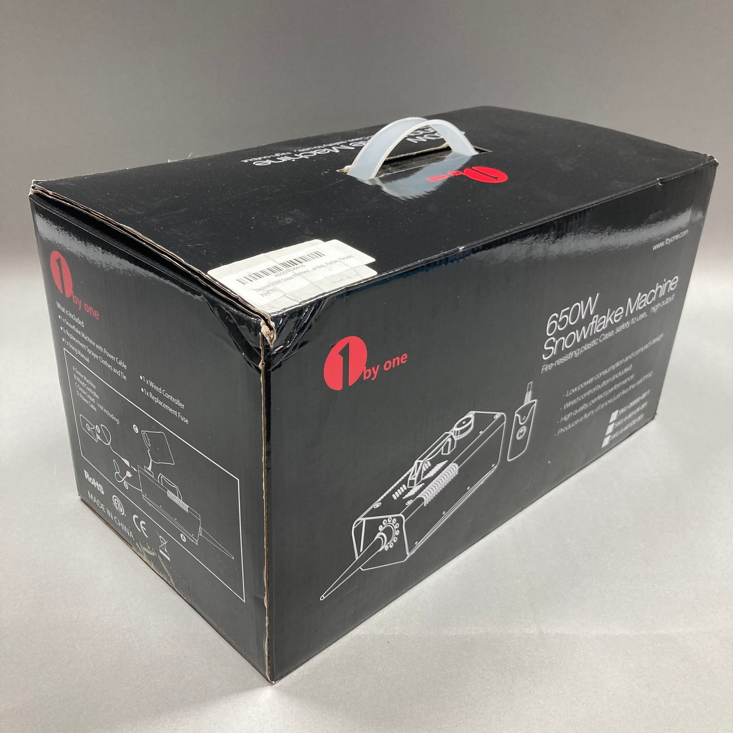 New 1 By One 650W Snowflake Machine