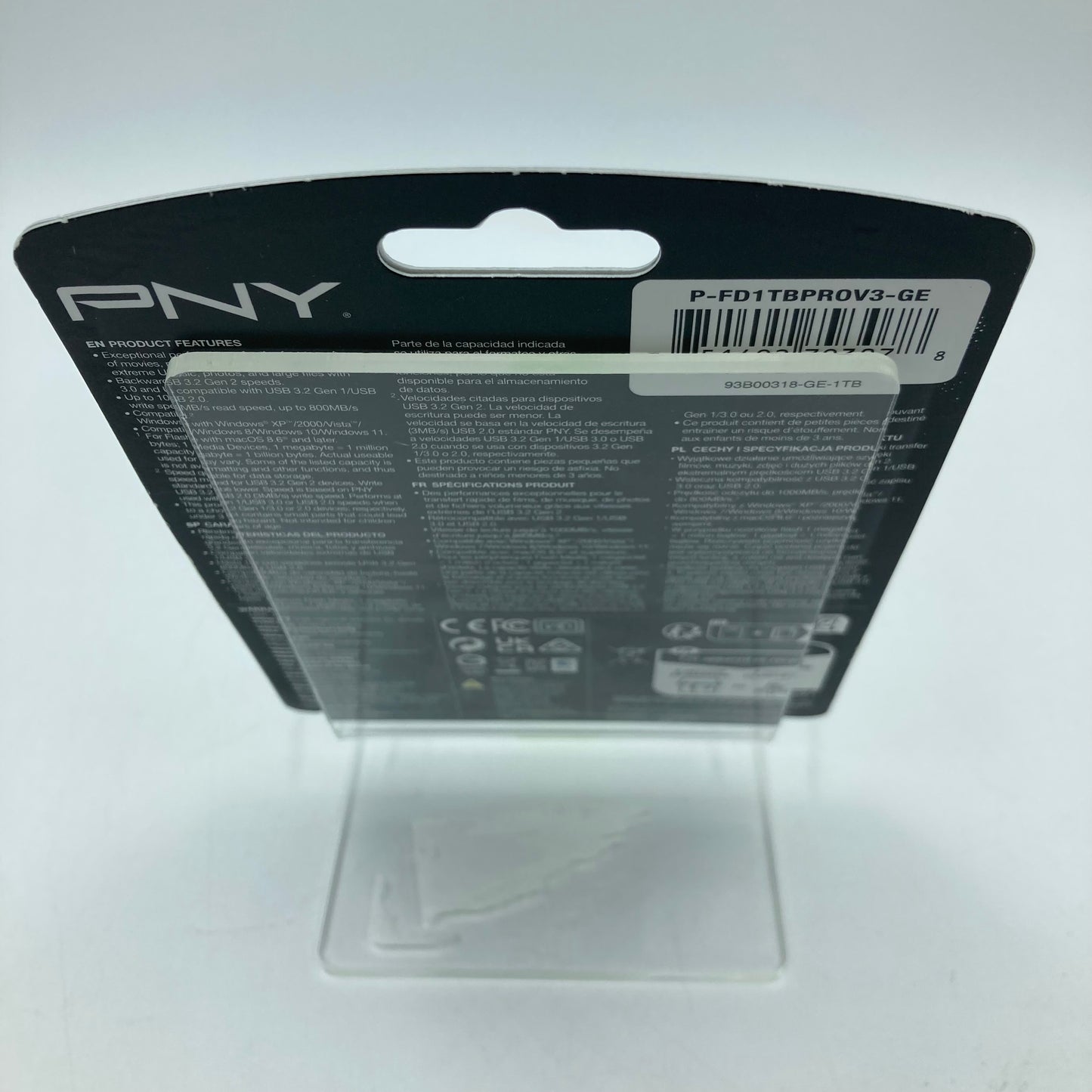 New PNY Portable PRO Elite V3 1TB External External SSD P-FD1TBPROV3-GE