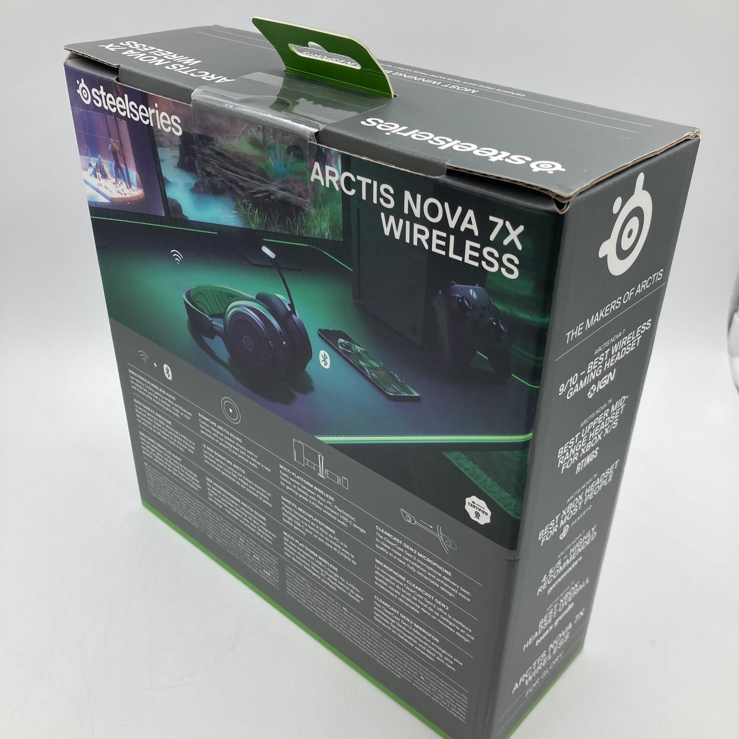 New Steelseries Nova 7X Gaming Headset Black 615656