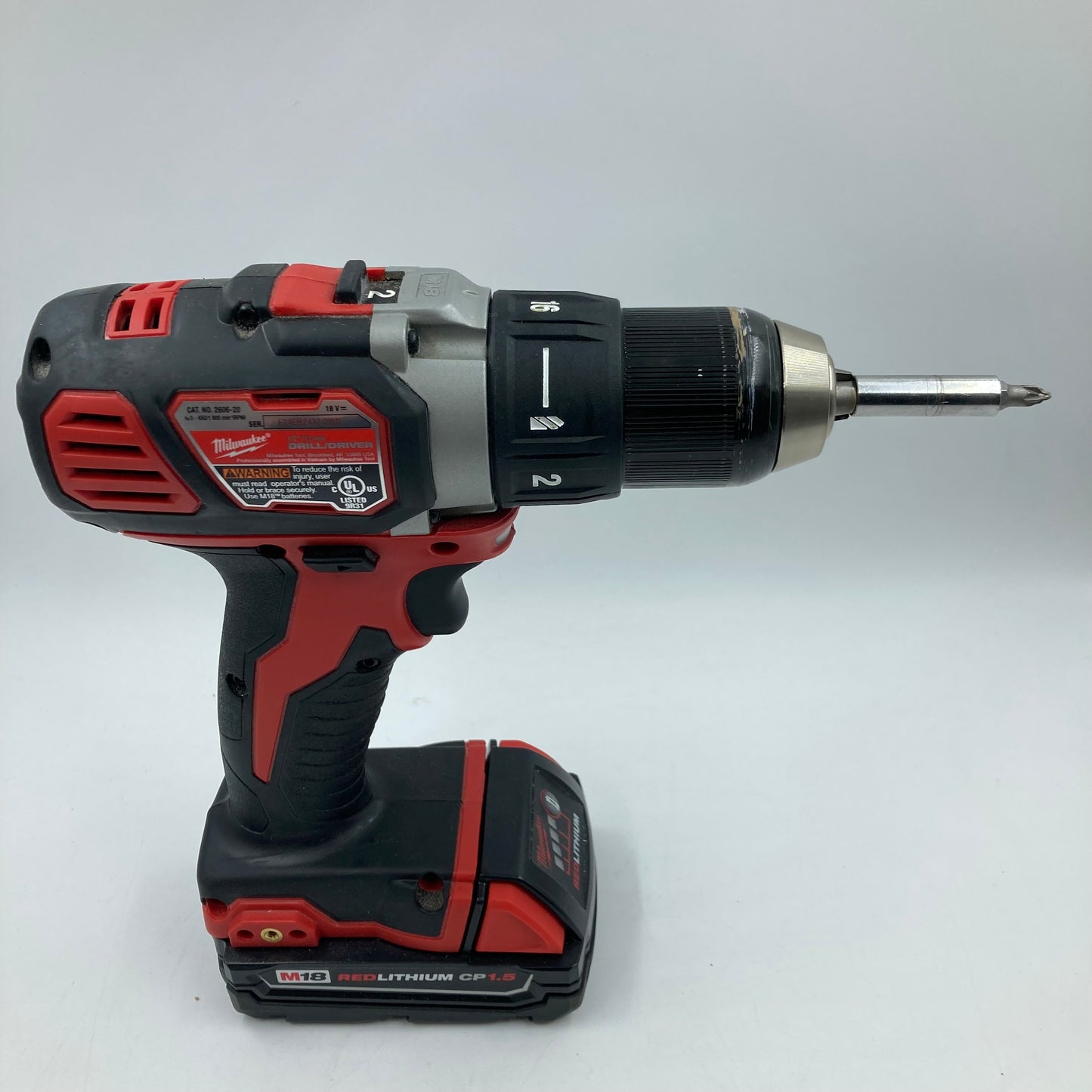 Milwaukee 2606-20 M18 18V 1/2" Drill Driver Tool Kit