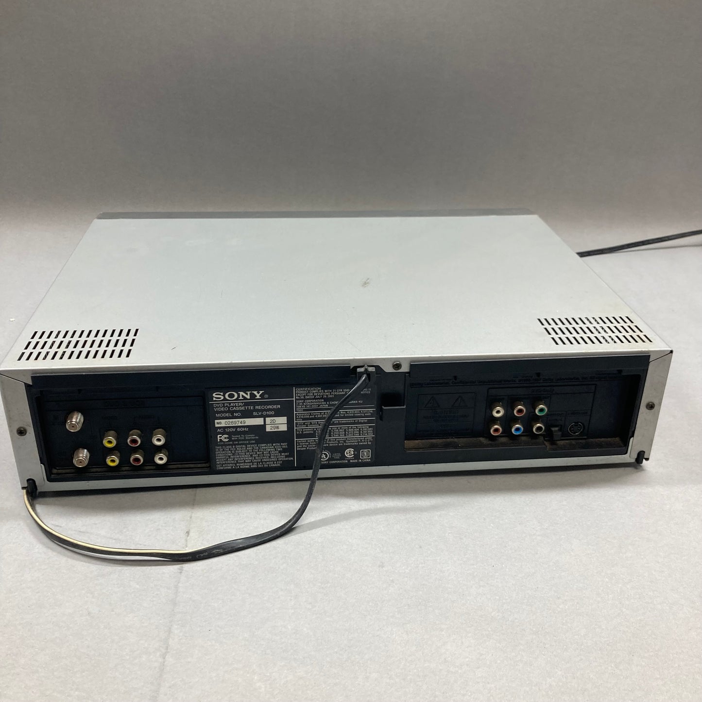 Sony Hi-Fi Stero DVD Player / Video Cassette Recorder SLV-D100