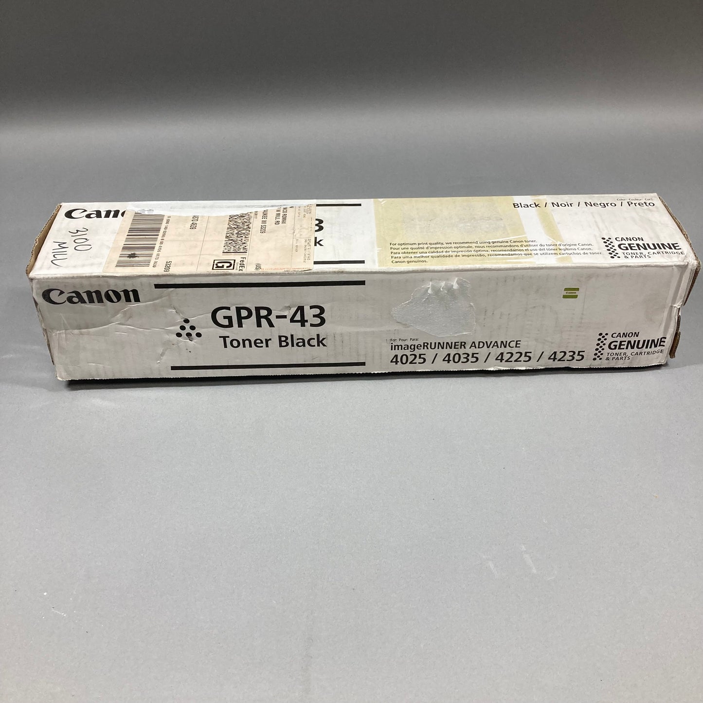 New Canon GPR-43 Black Toner Cartridge