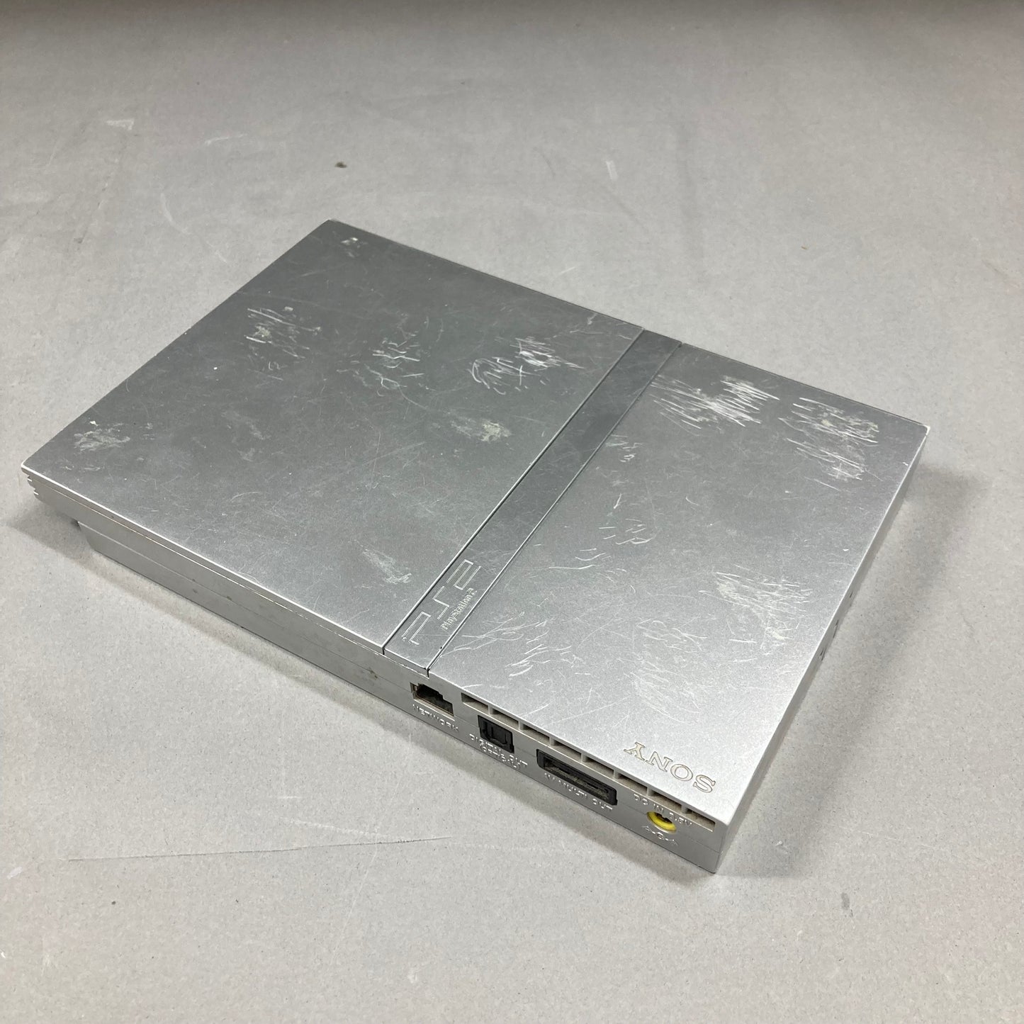 Sony PlayStation 2 Slim PS2 Silver Console Gaming System SCPH-79001