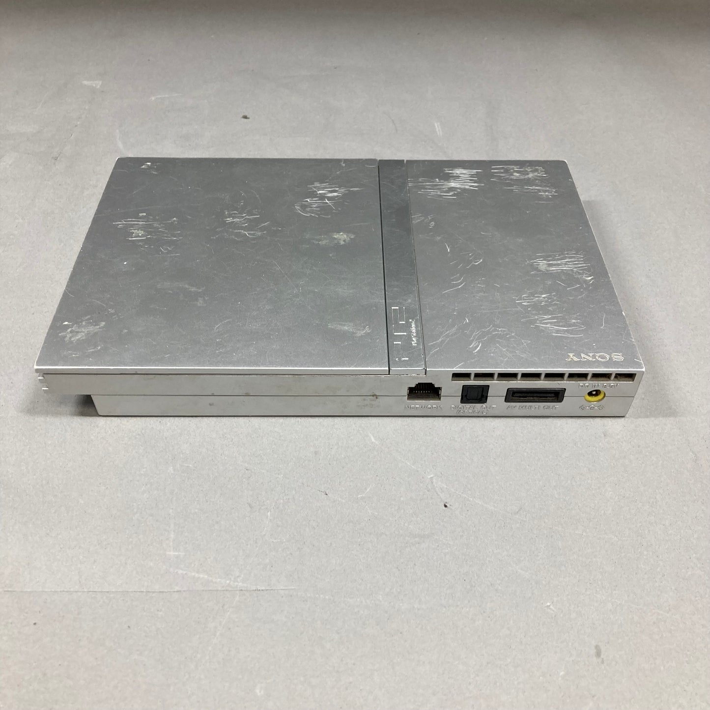 Sony PlayStation 2 Slim PS2 Silver Console Gaming System SCPH-79001