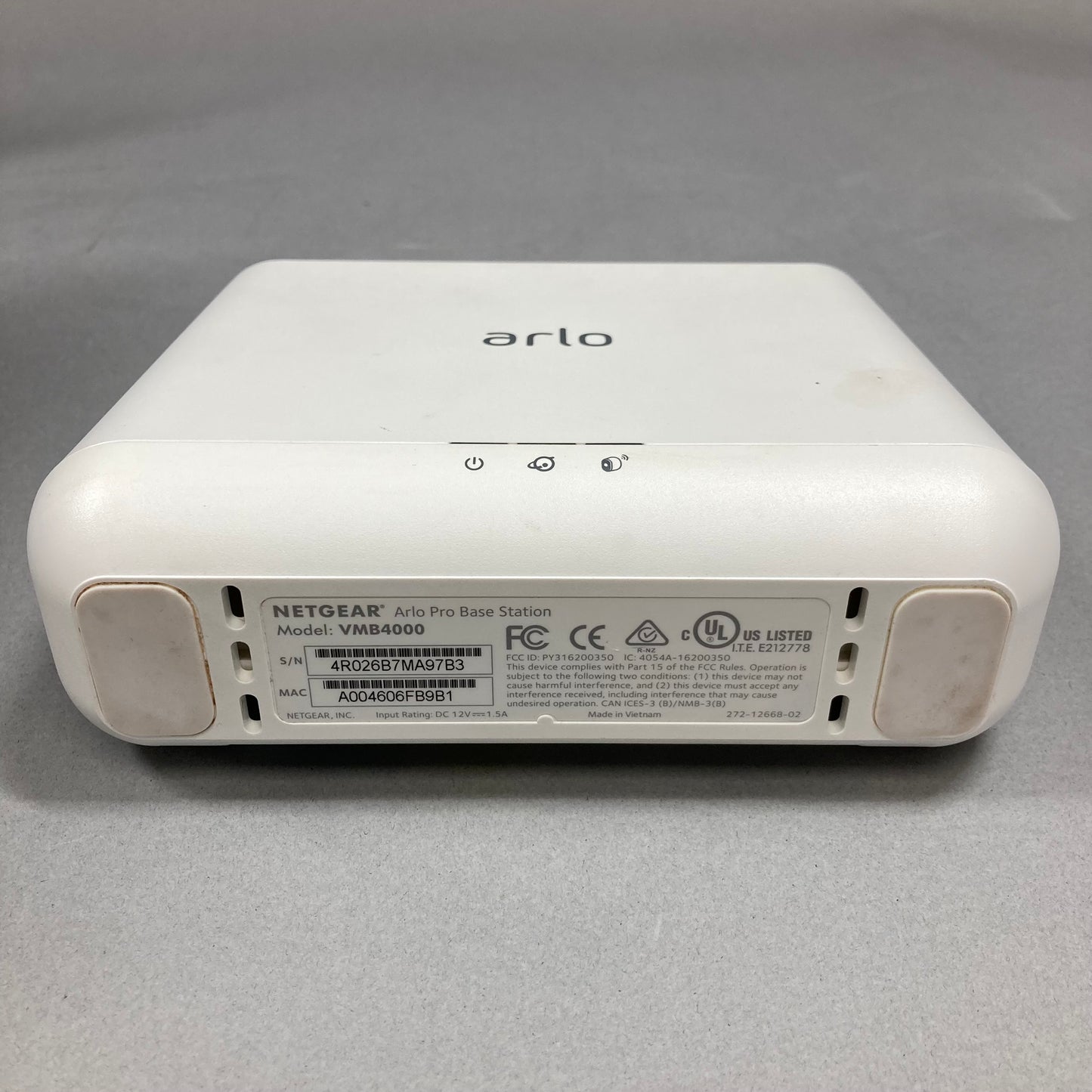 Arlo Pro Base Station and Cameras IP Security Camera VMB4000 Unclaimed