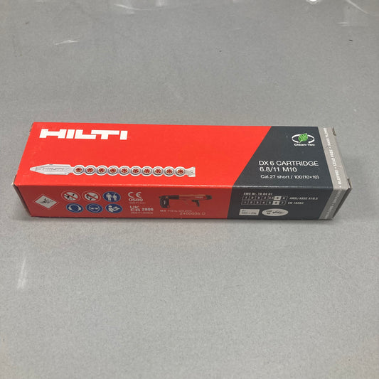 New Hilti 6.8/11 M10 DX Cartridge M10