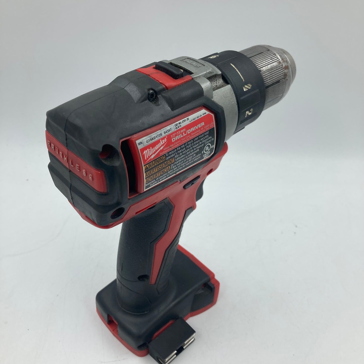 Milwaukee 2701-20 M18 18V 1/2" (13mm) Hammer Drill/Driver