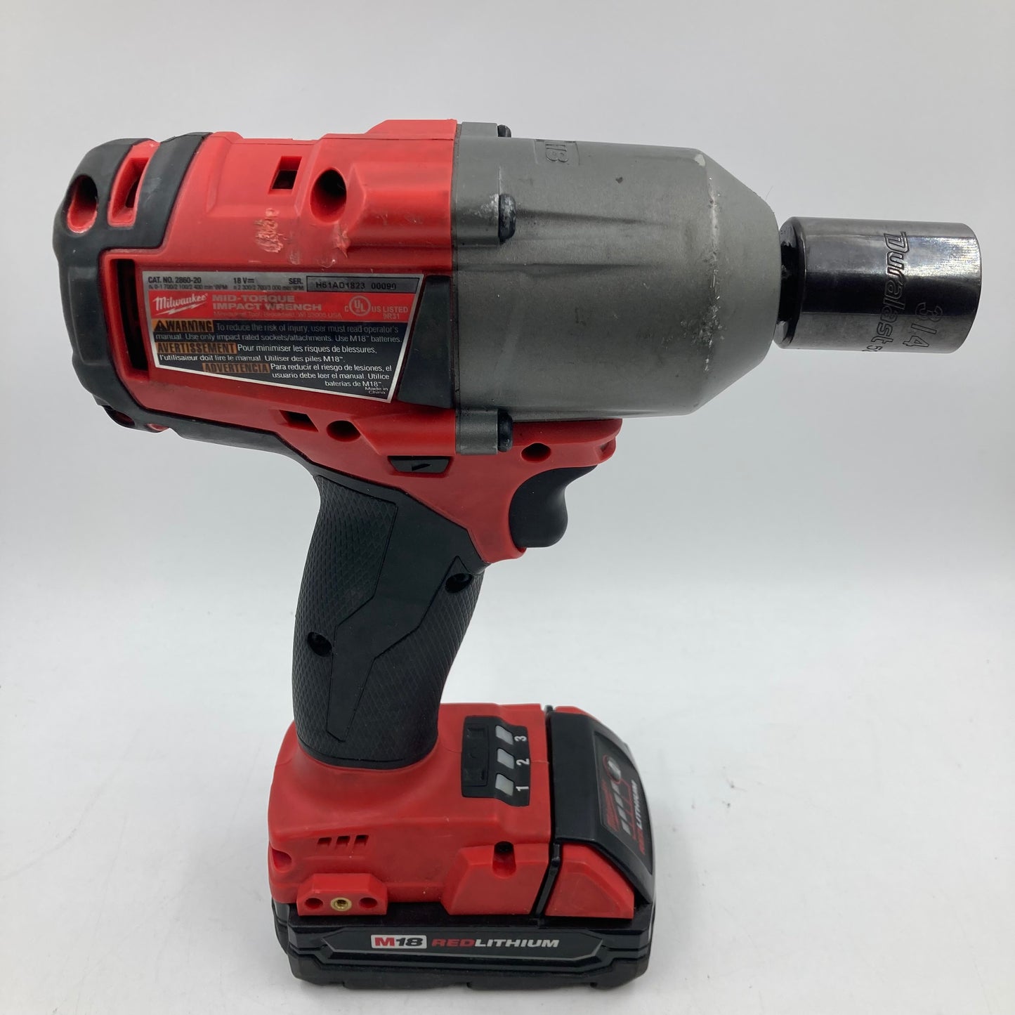 Milwaukee 2860-20 M18 18V Mid-Torque Impact Wrench