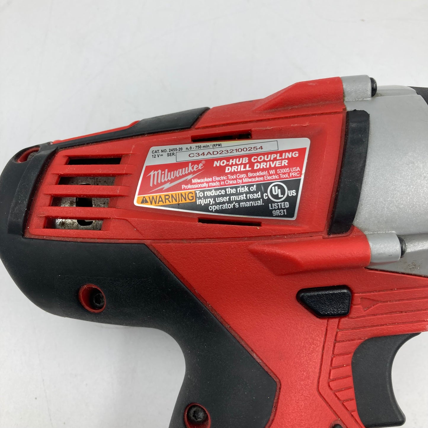 Milwaukee 2455-20 M12 12V Drill Driver