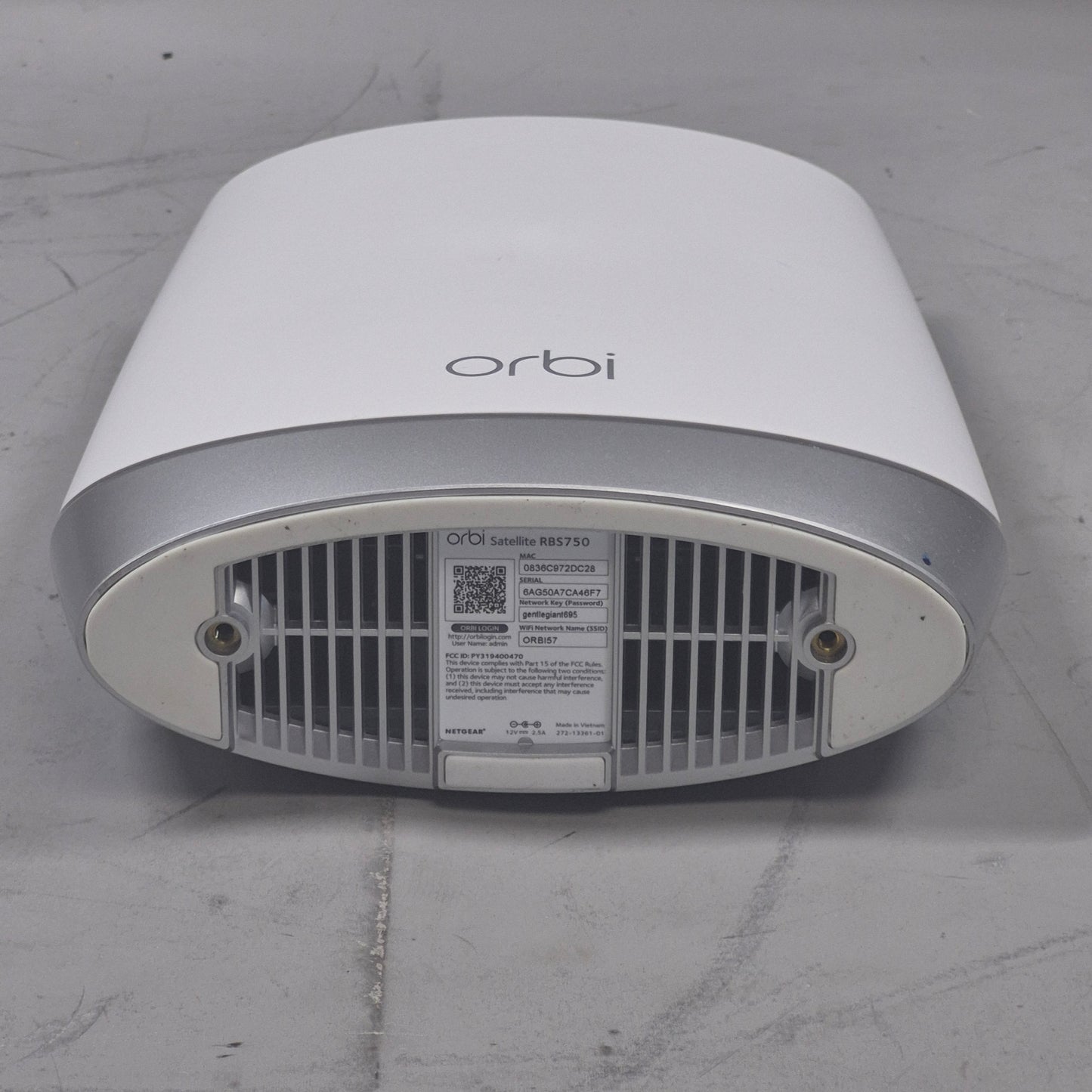 Orbi Satellite RBS750 Smart Home Wi-Fi AX2400
