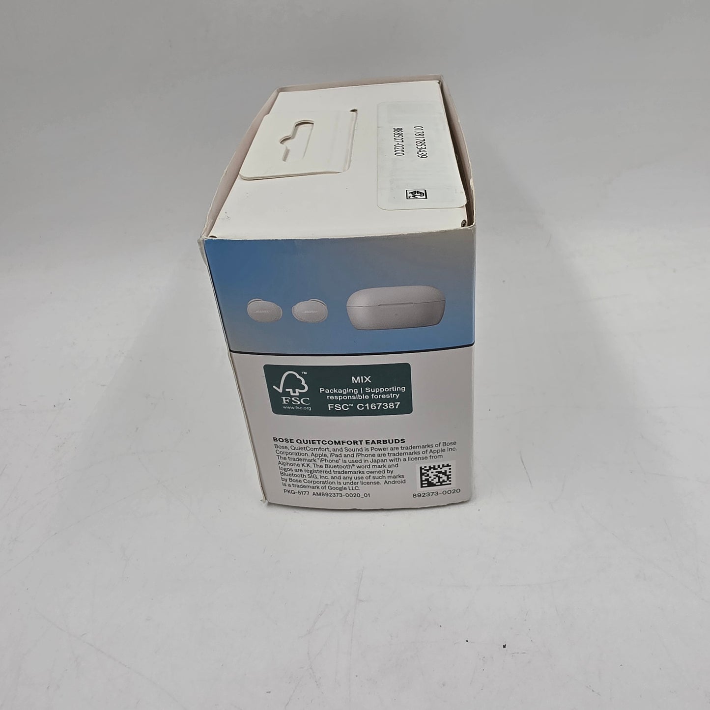 New Bose QuietComfort Earbuds In-Ear Noise Cancelling Bluetooth Earbuds White 888507-0200
