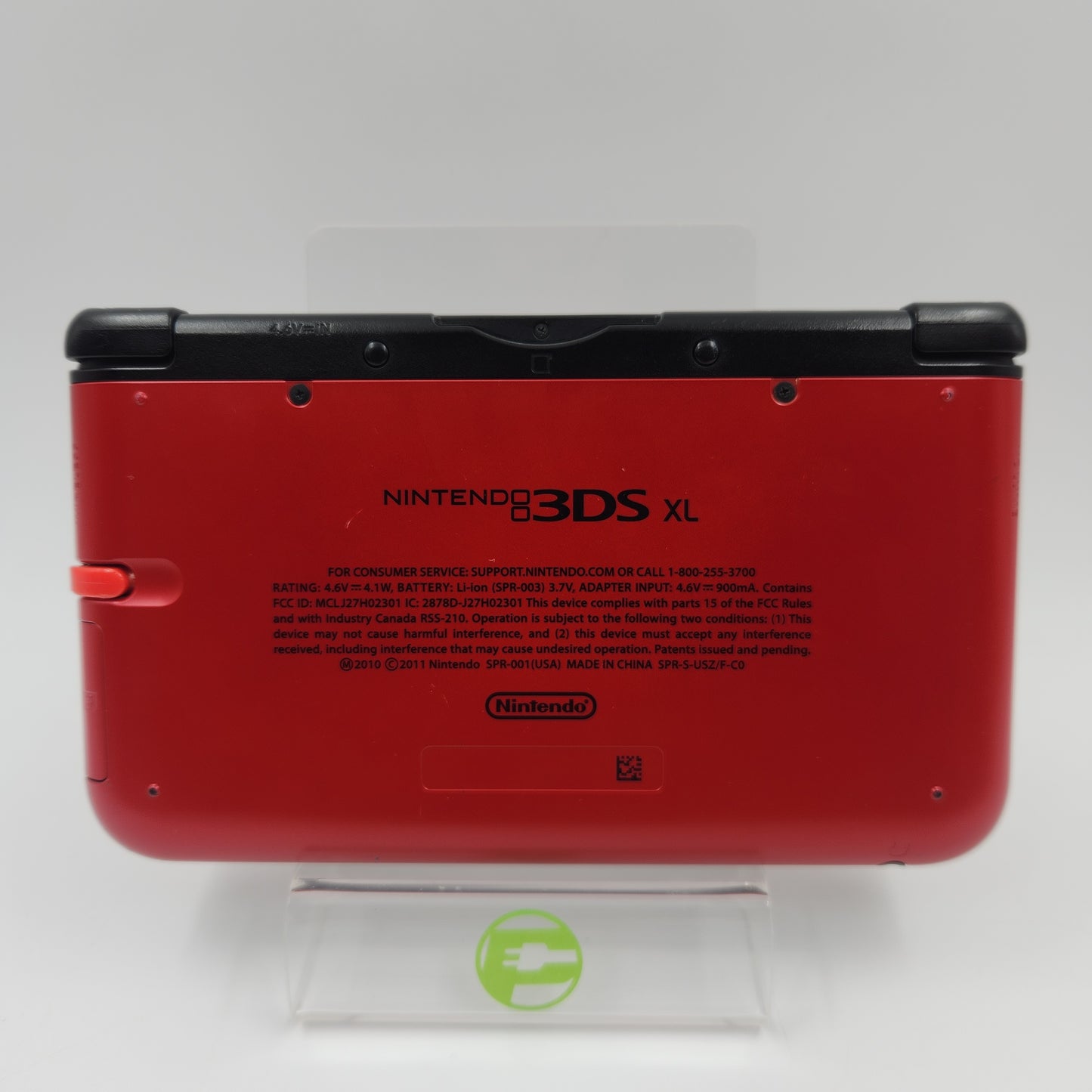 Nintendo DSi 3DS XL Handheld Game Console SPR-001 Red/Black