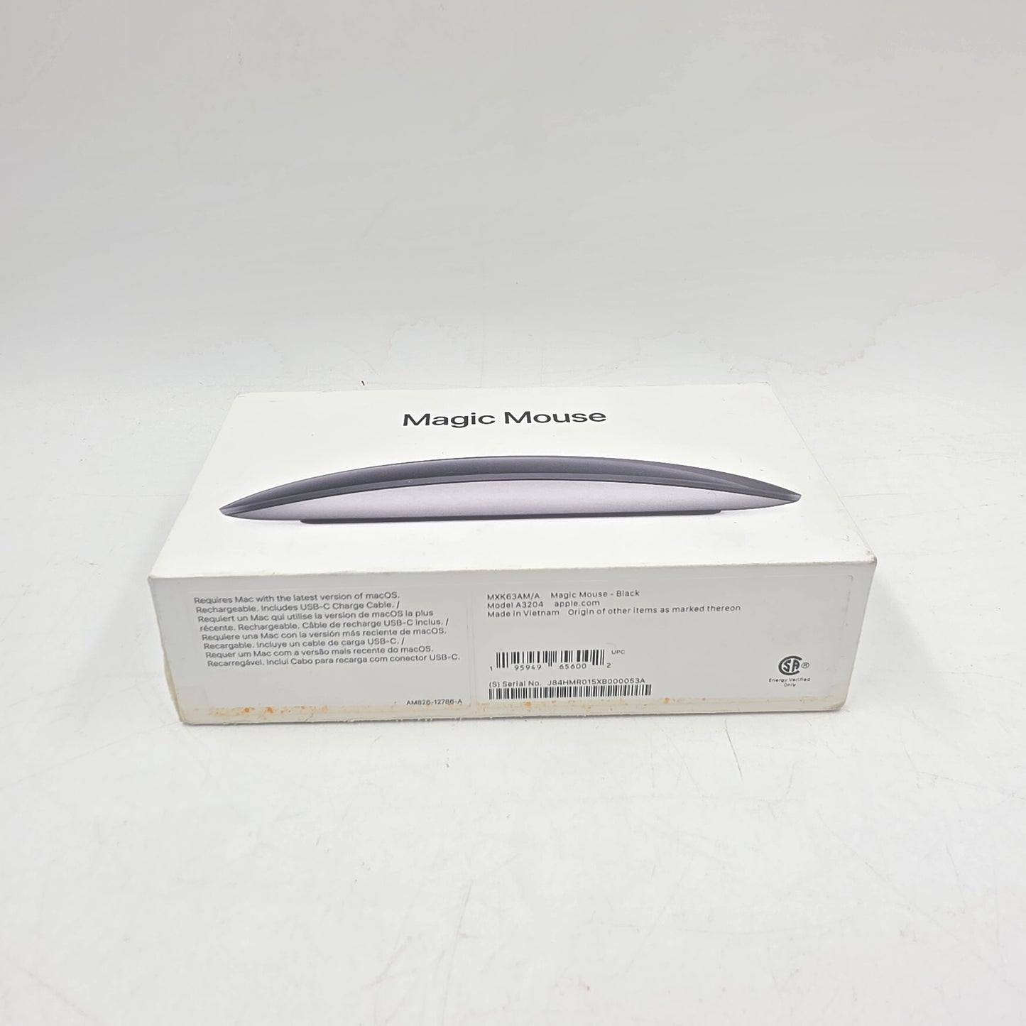 New Apple Magic Mouse 2 A3204 Black