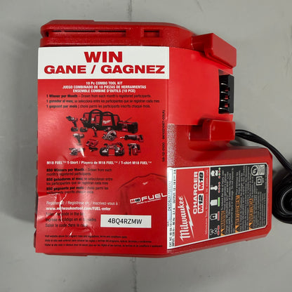 Milwaukee 48-59-1812 M12, M18 12v, 18v Battery Charger