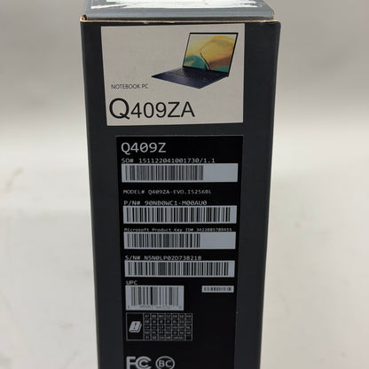 Asus ZenBook Q409ZA 14" Core i5-1240P 1.70GHz 8GB RAM 256GB SSD