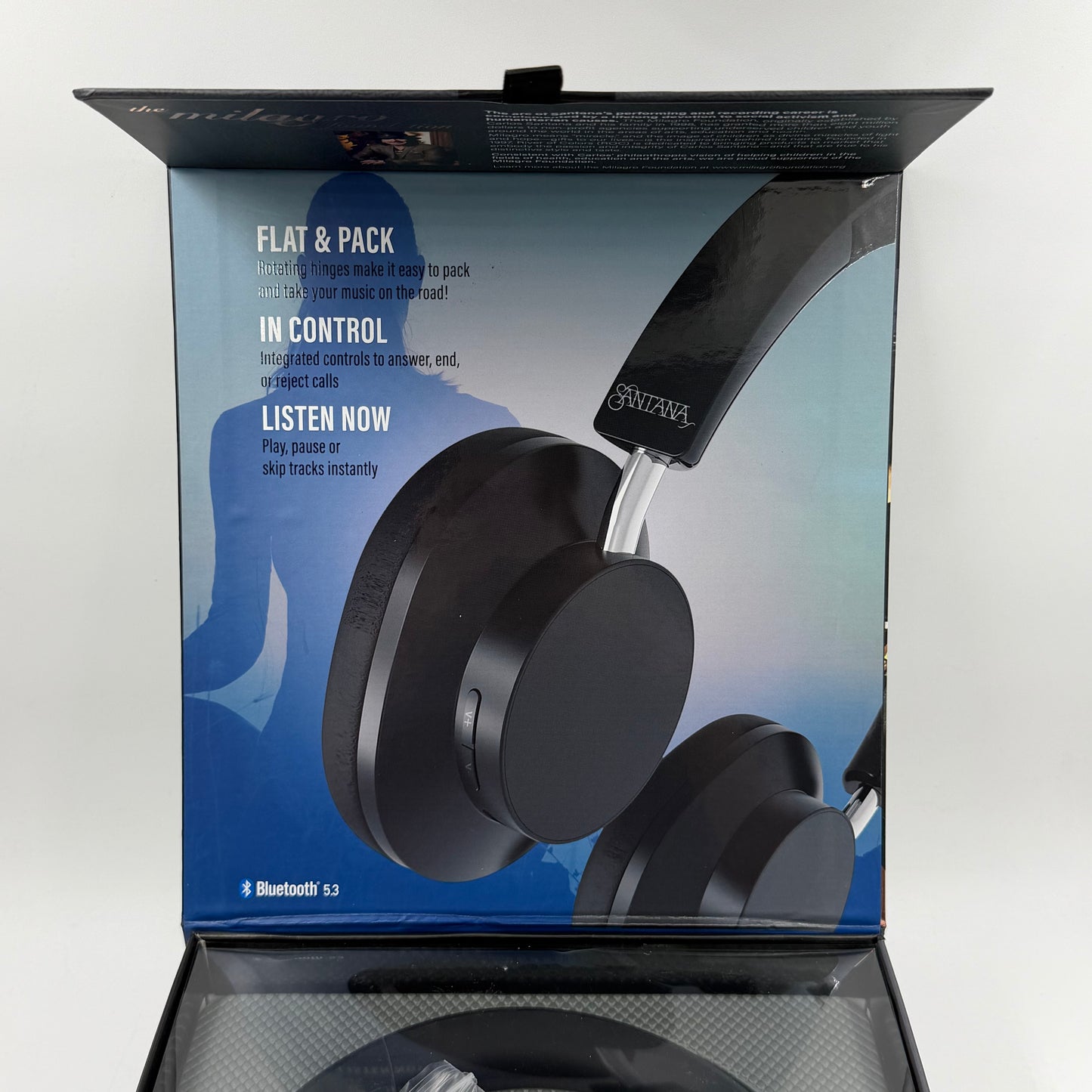 Santana Devicion Studio Quality Wireless Headphones Black