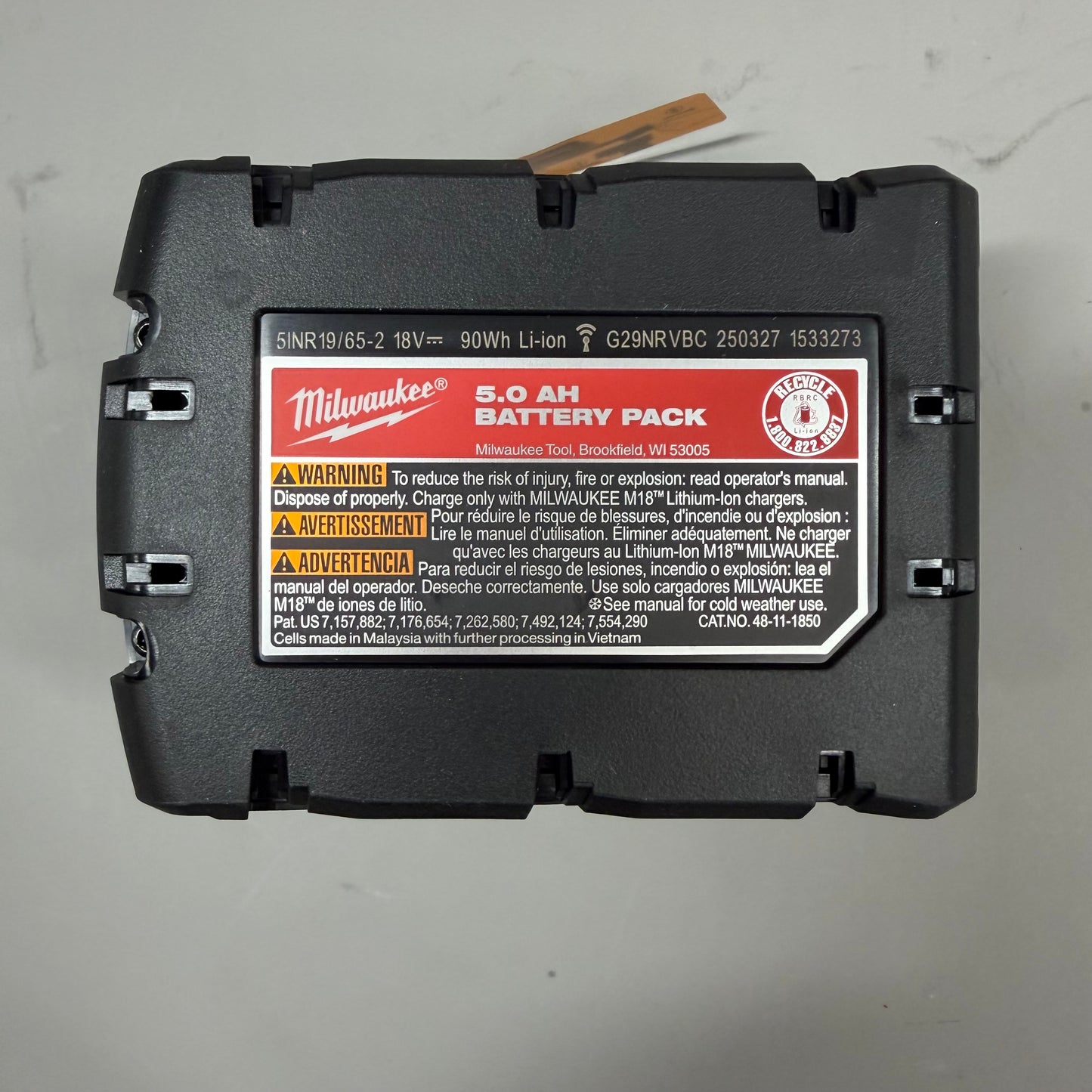 Milwaukee 48-59-1812 M12, M18 12v, 18v Battery Charger